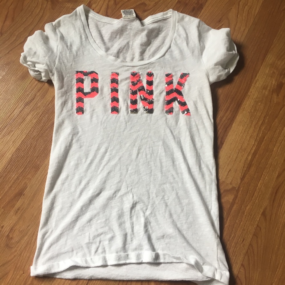 PINK bling tee